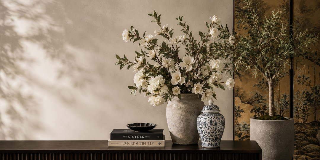Faux Flowers & Trees