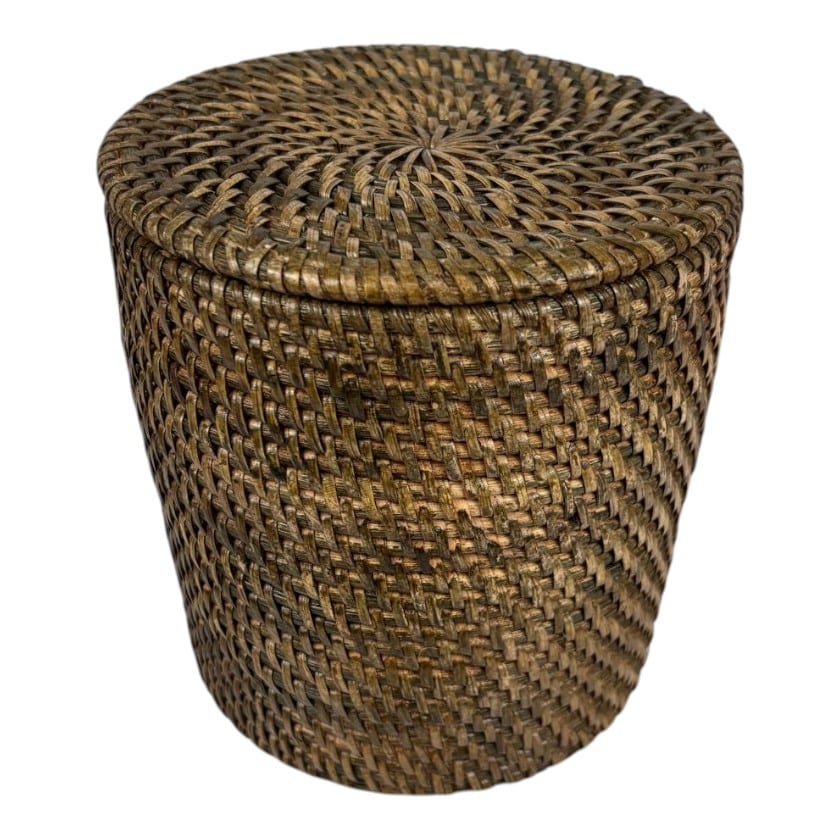 Rattan Bathroom Accessories - Oriental Brown