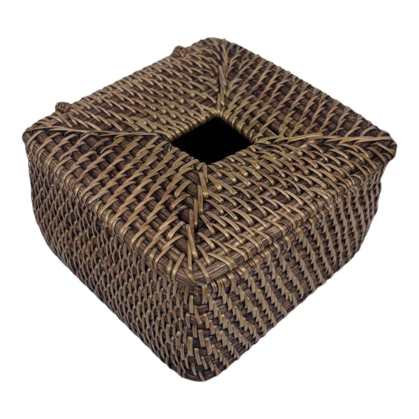 Rattan Bathroom Accessories - Oriental Brown