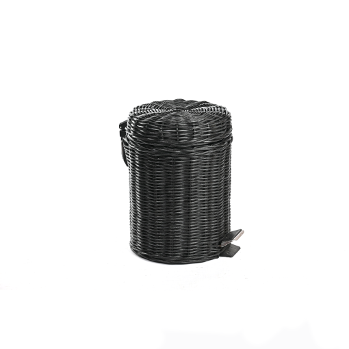 Wastepaper Pedal Bin Rattan (Various)