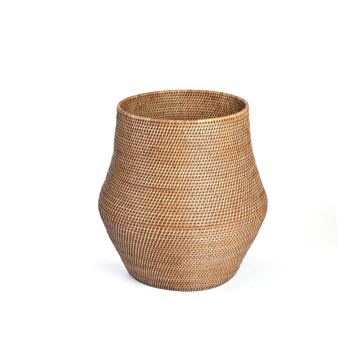 Rattan Basket Woven Luxe Lodge