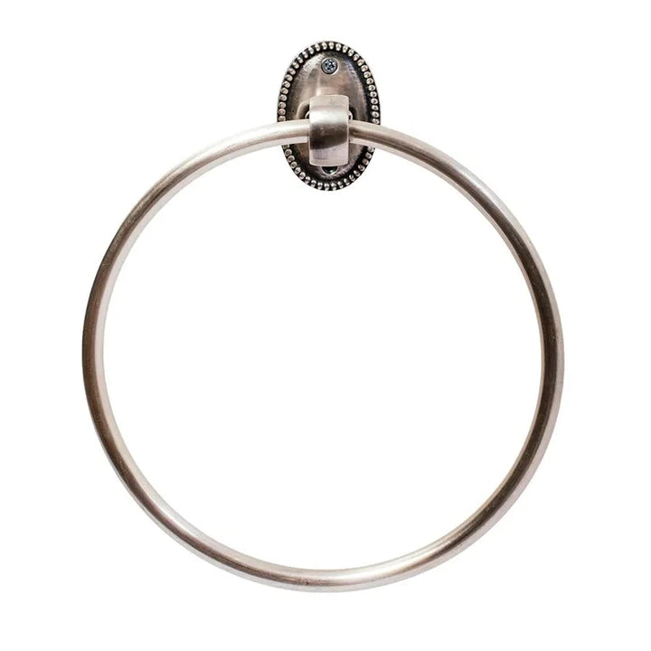 Bathroom Accessories Beaded Antique Silver