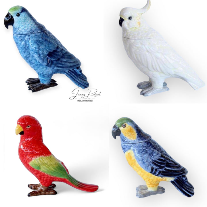 Ceramic Parrot Holder with Removable Head