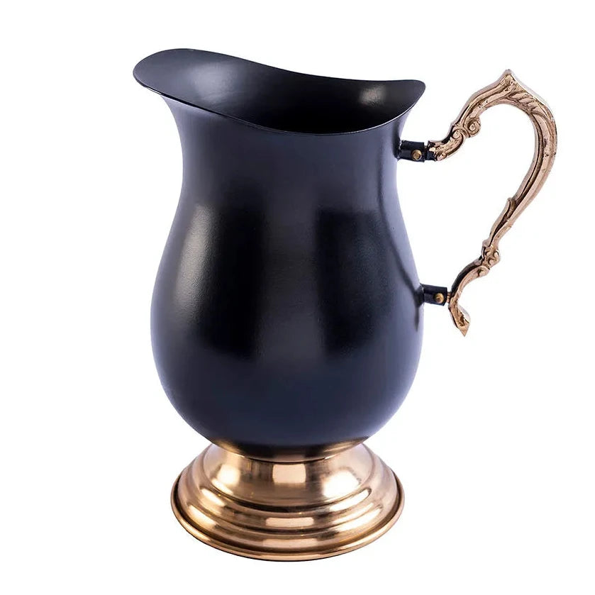 Black and Brass Jug