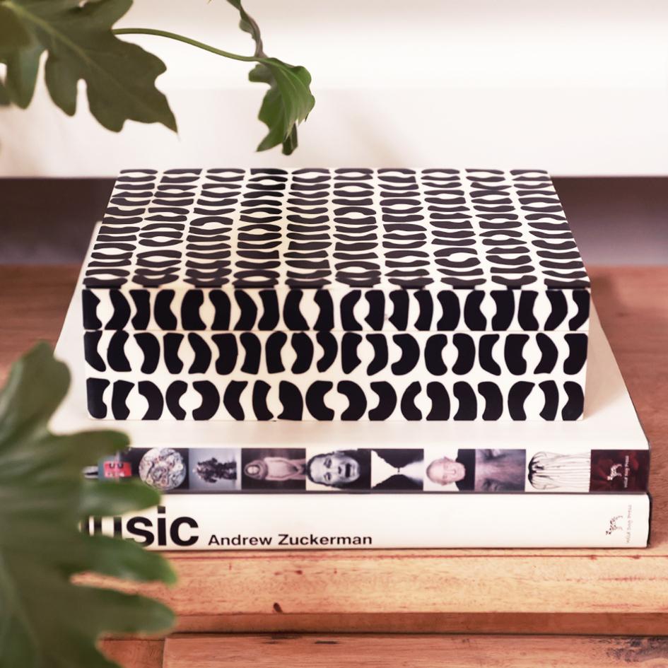 Black and White Decorative Box