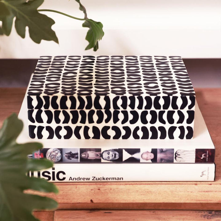 Black and White Decorative Box