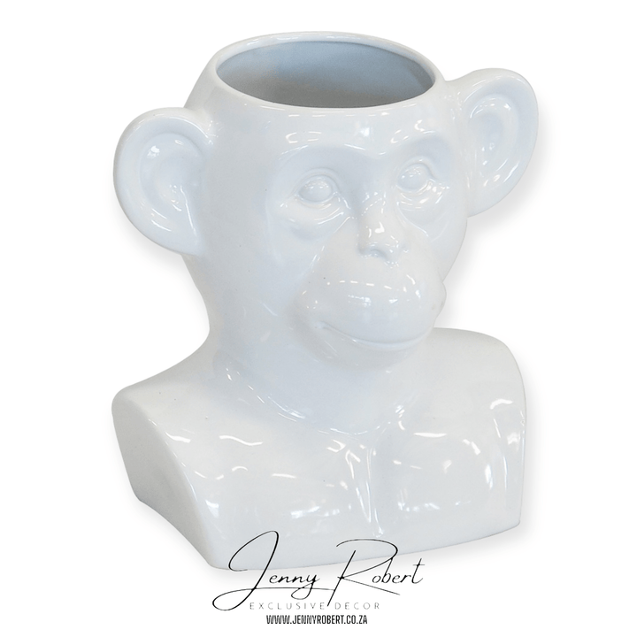 Monkey Holder / Planter Ceramic (25cmH)