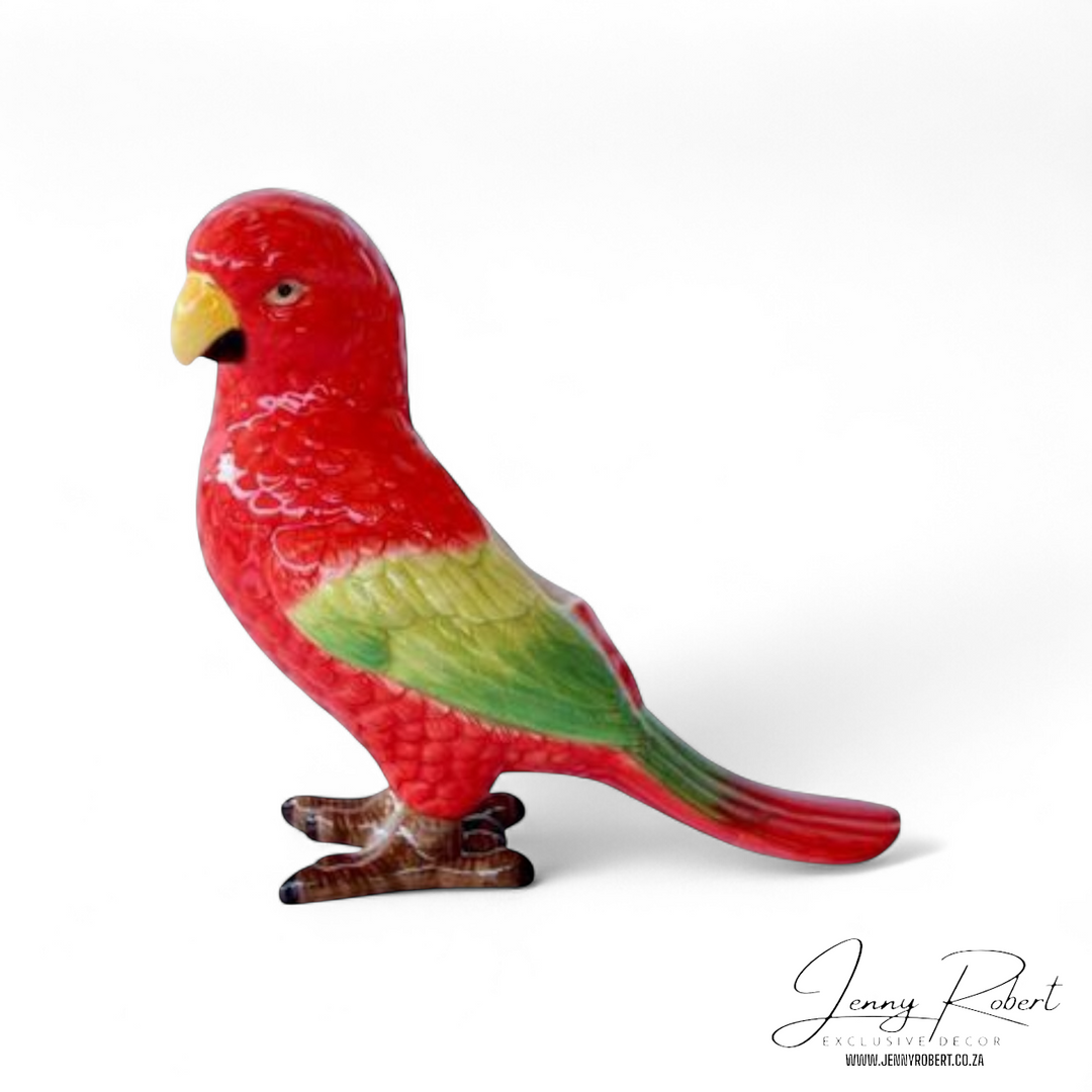 Ceramic Parrot Holder with Removable Head