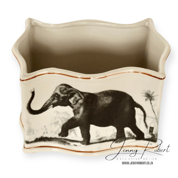 Planter Elephant Plains Ceramic