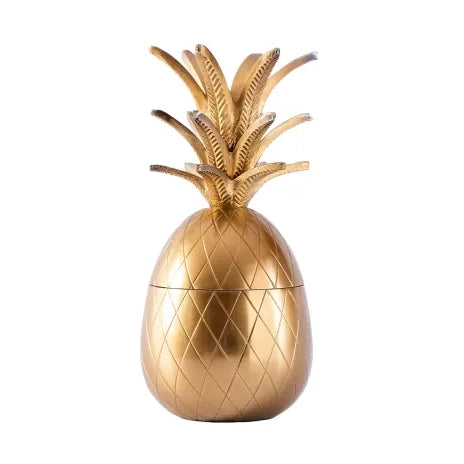 Pineapple Ice Bucket or Container - Brass