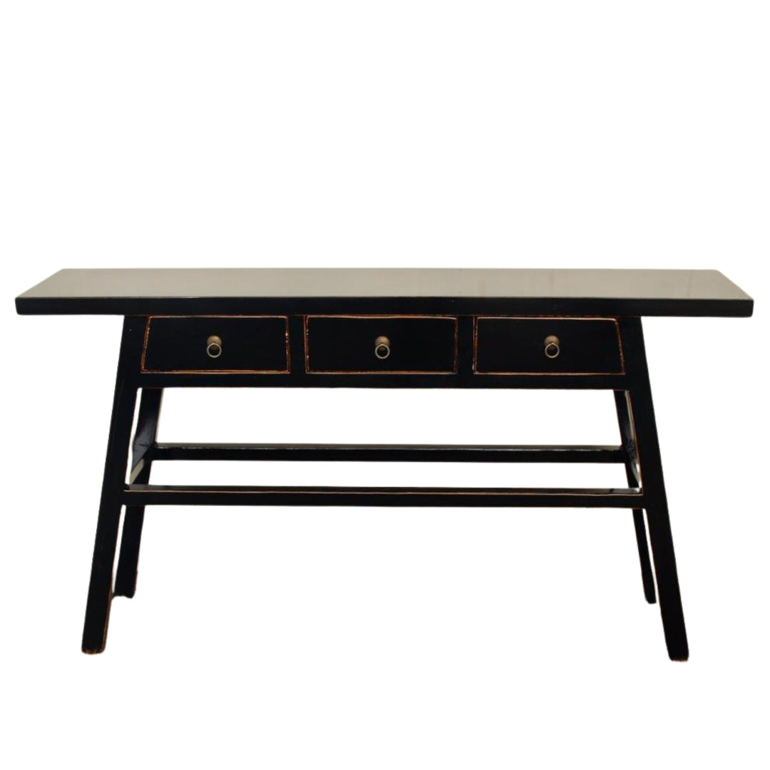 Console Table Asian Style 3 Drawers