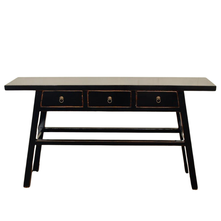 Console Table Asian Style 3 Drawers