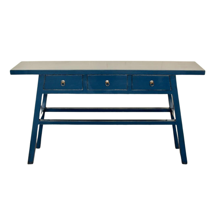 Console Table Asian Style 3 Drawers