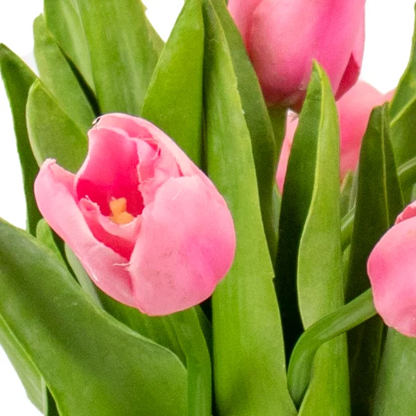 Pink Tulip Bouquet Arrangement in Glass Bowl