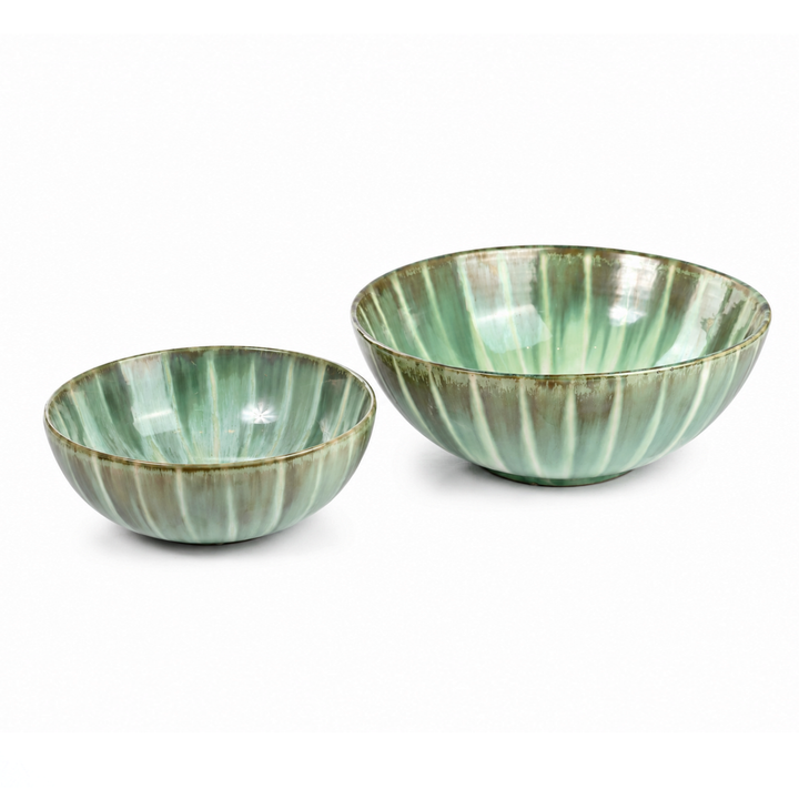 Large Ceramic Bowls Set of 2