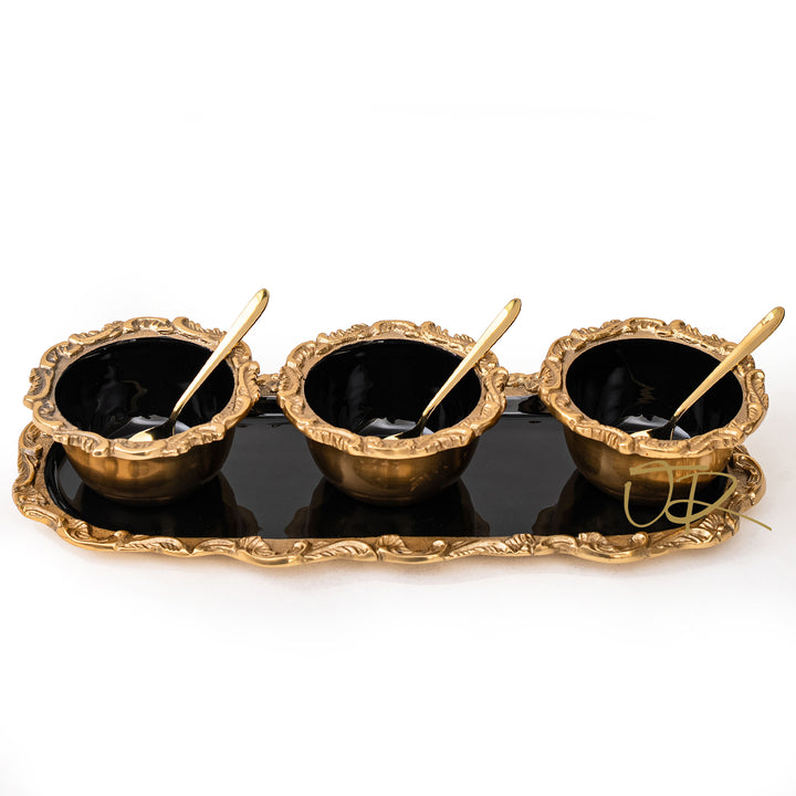 Tray Condiment with spoons Gucci