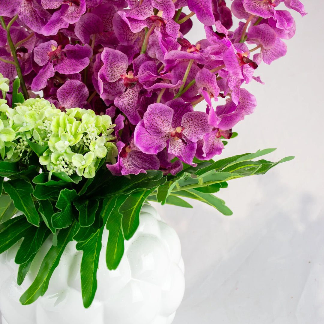 Faux Vanda Orchid Arrangement 75cm (H)