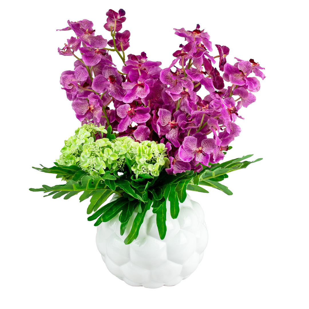 Faux Vanda Orchid Arrangement 75cm (H)