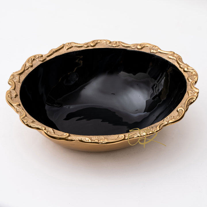 Black & Gold finish Bowl Gucci