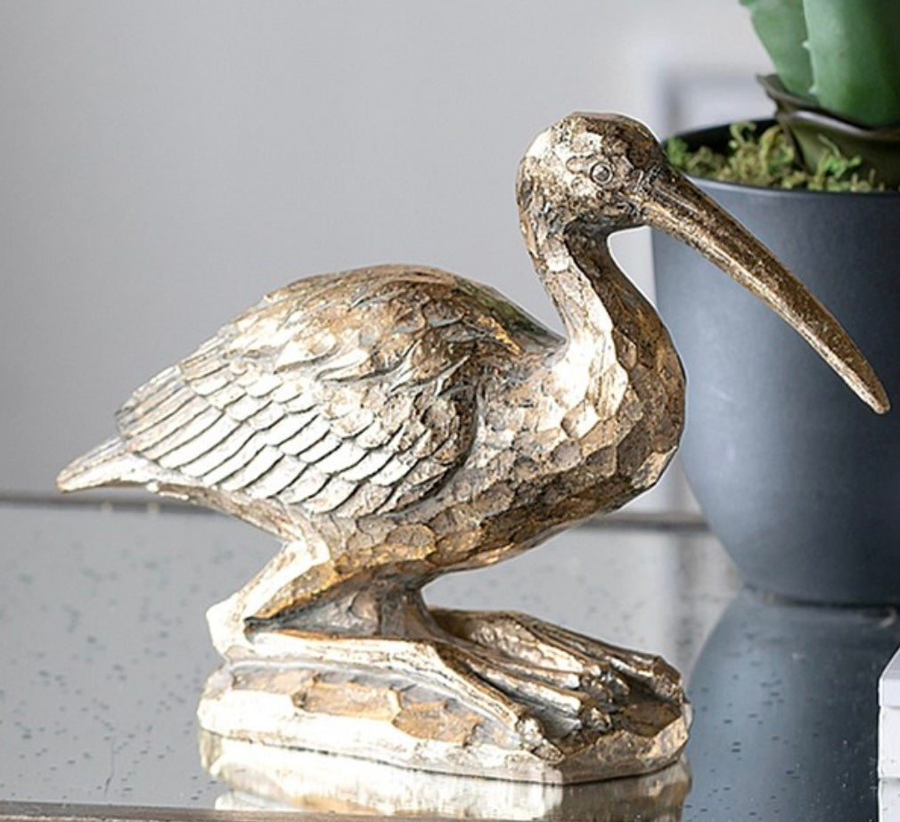 Hadida Bird Objet Gold (Sitting)