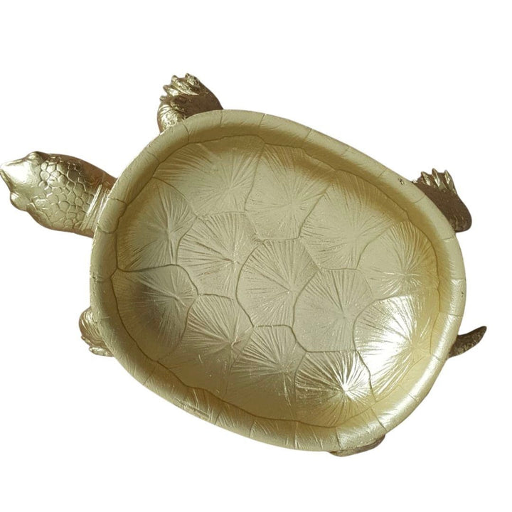 Turtle Trays Gold S/2