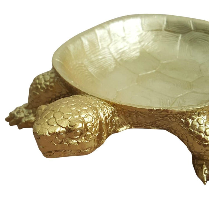 Turtle Trays Gold S/2
