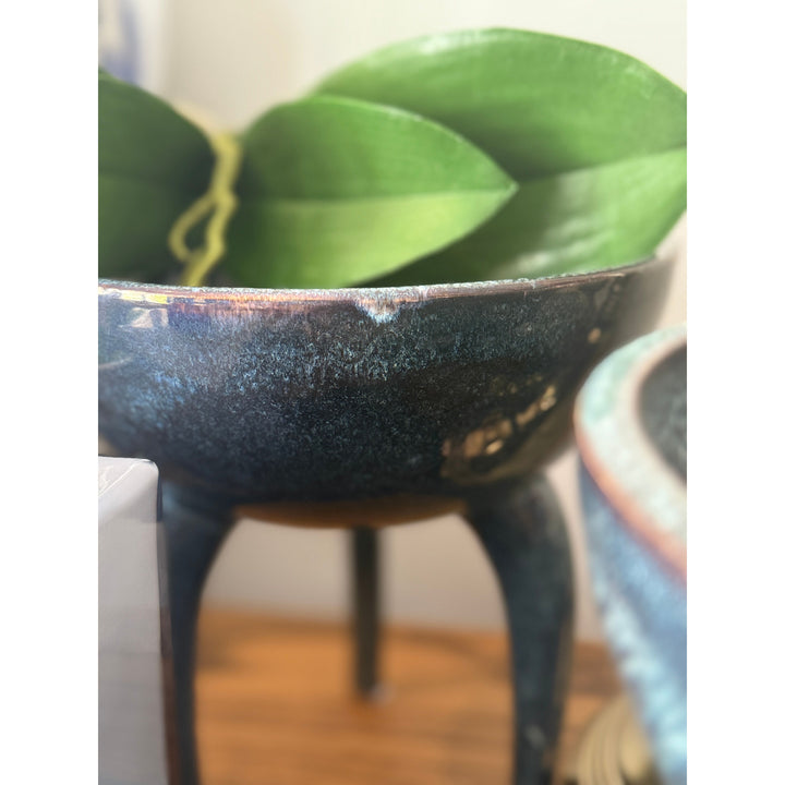 Ceramic Bowl Reactive Blue