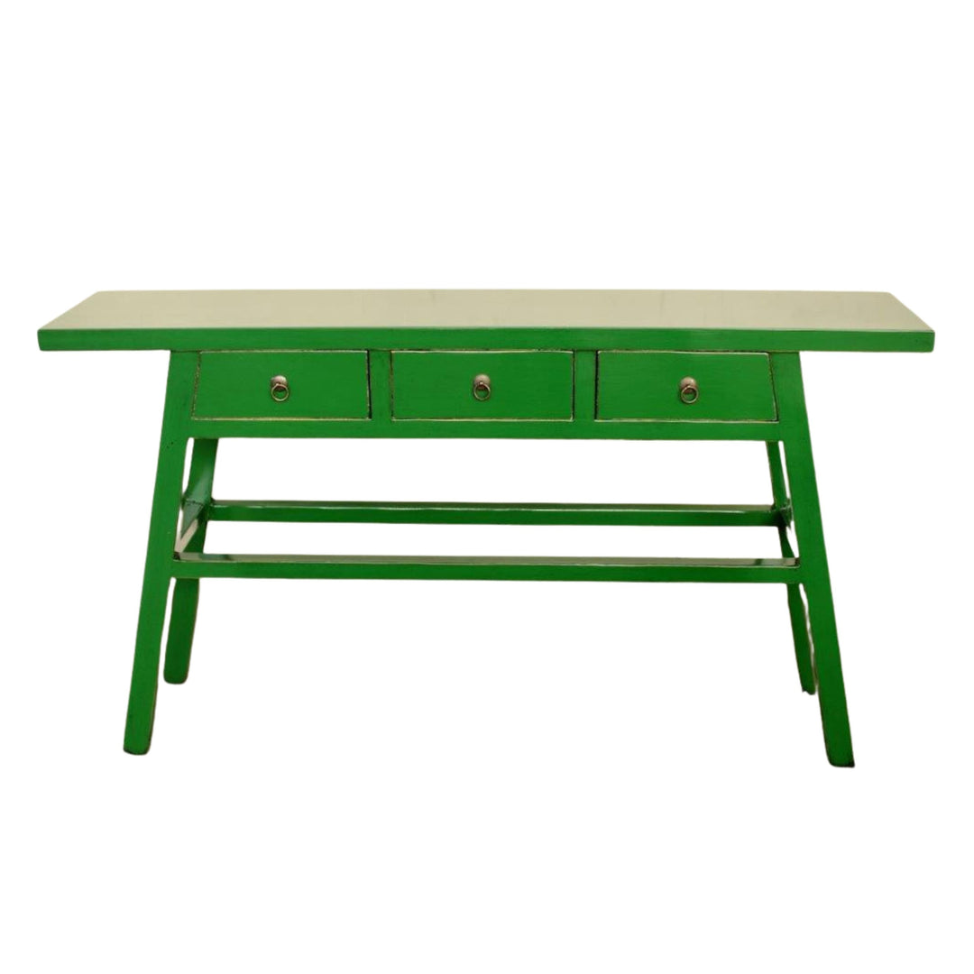 Console Table Asian Style 3 Drawers
