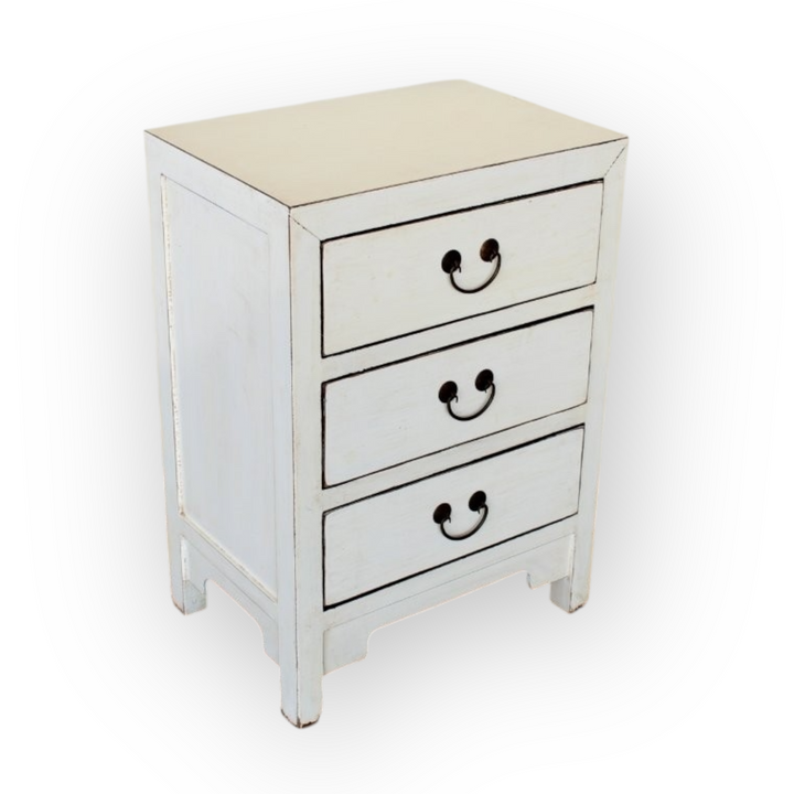 Three-Drawer Bedside Table
