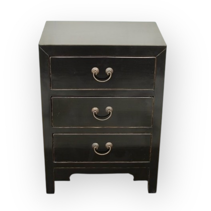 Three-Drawer Bedside Table