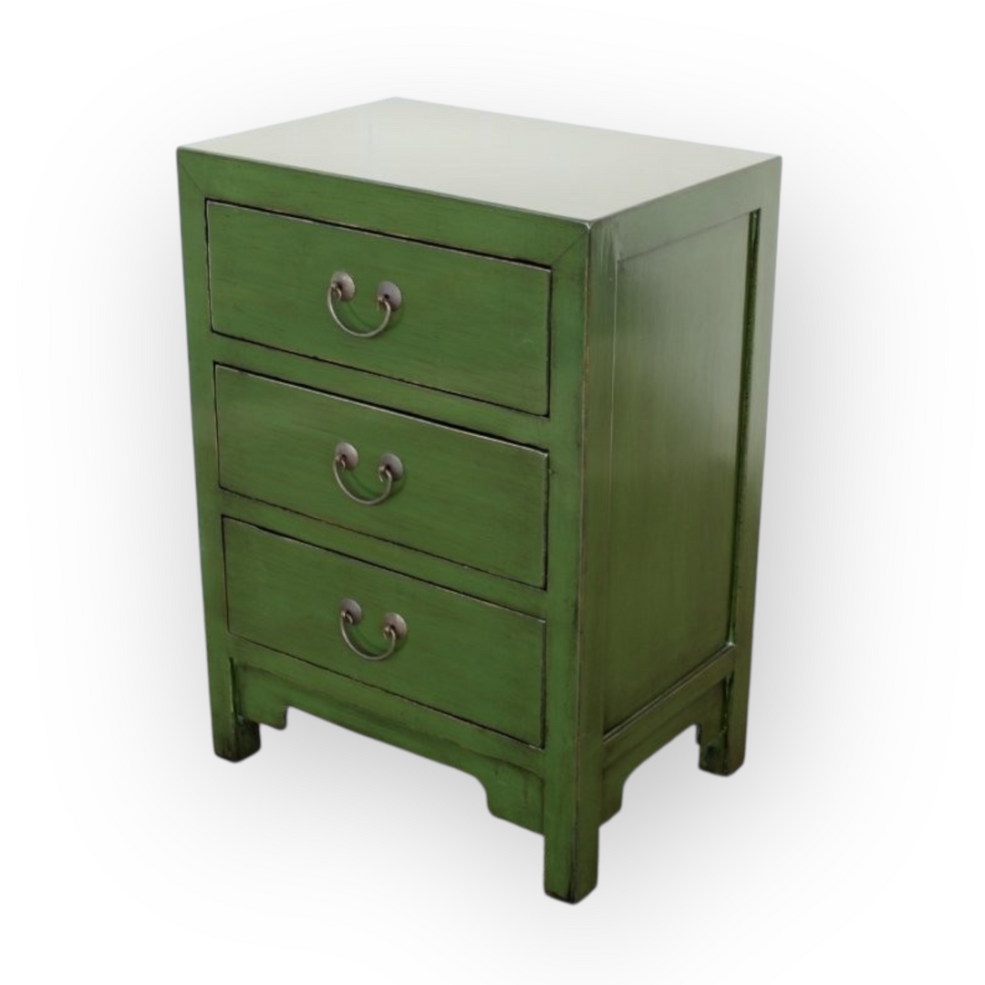 Three-Drawer Bedside Table