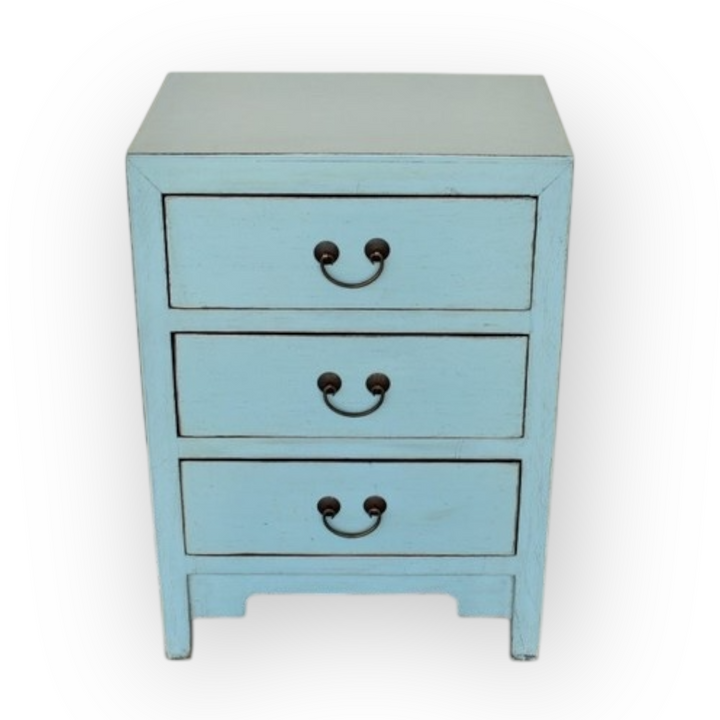 Three-Drawer Bedside Table