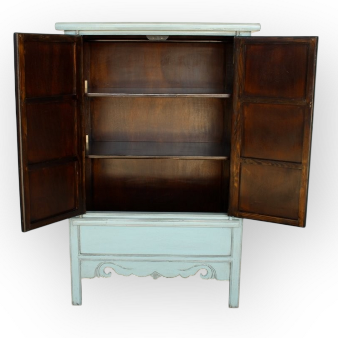 Asian-Style Two Door  Cabinet