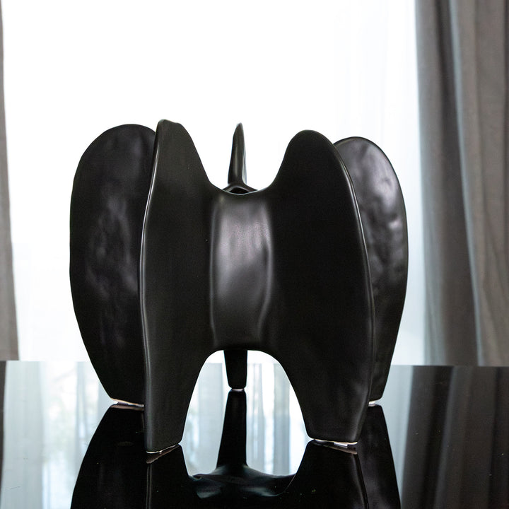 Contemporary Ebony Vase