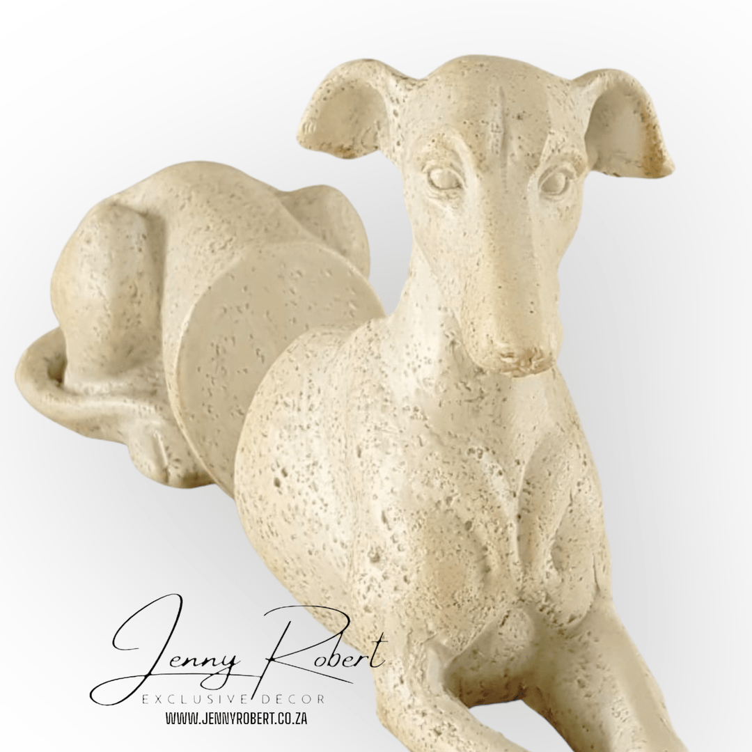 Bookends Whippet Dog (Resin) S/2