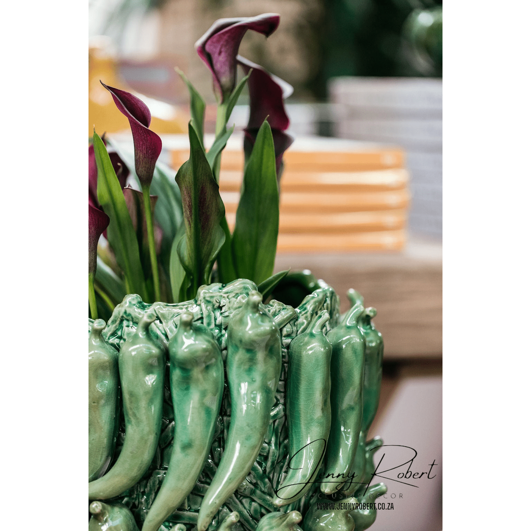 Oasis Green Chilli Planter / Vase