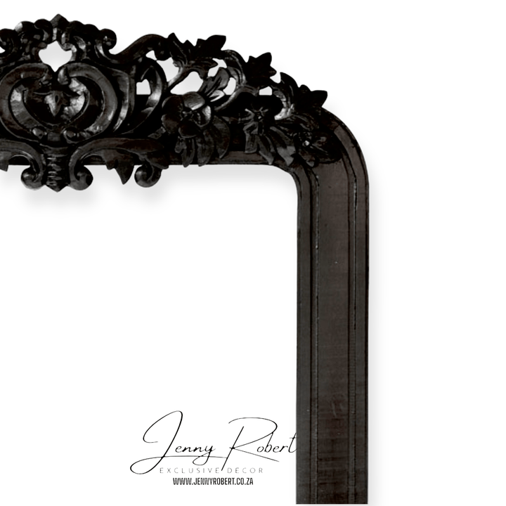 Classic Regency Mirror Frame 1.5m (LRG) BLACK