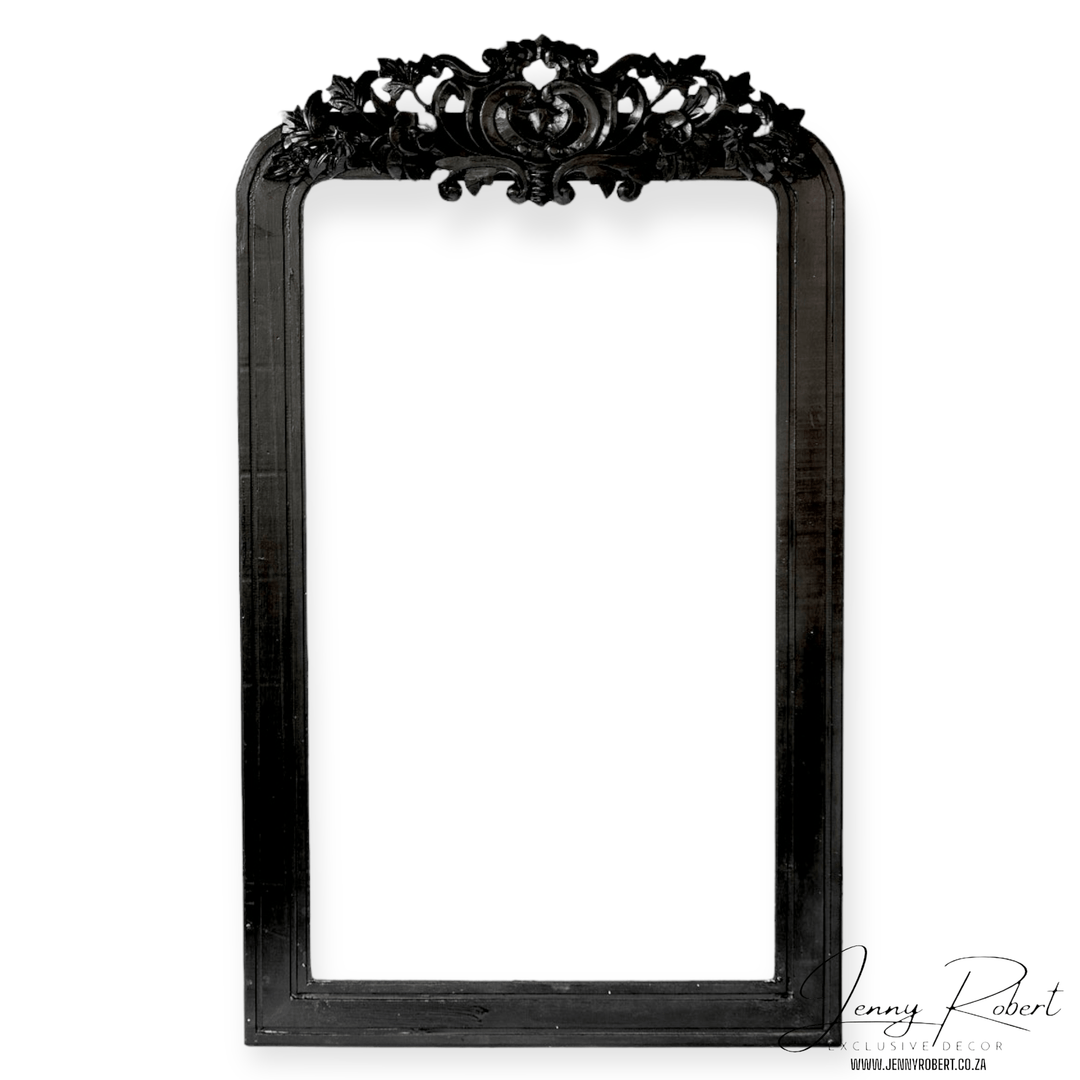 Classic Regency Mirror Frame 1.5m (LRG) BLACK