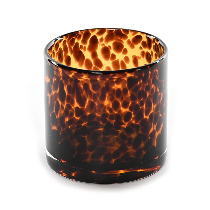 Tortoise Shell T-Light Glass Candle Holders (VARIOUS)