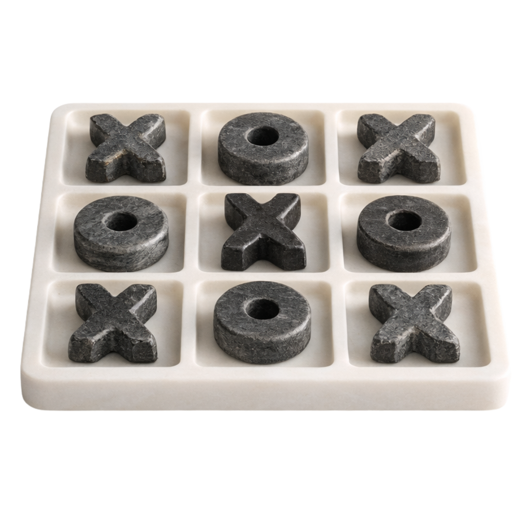 Games - Marble Noughts and Crosses - Various Colours