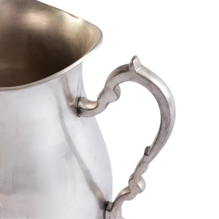 Antique Pewter Jug Plain