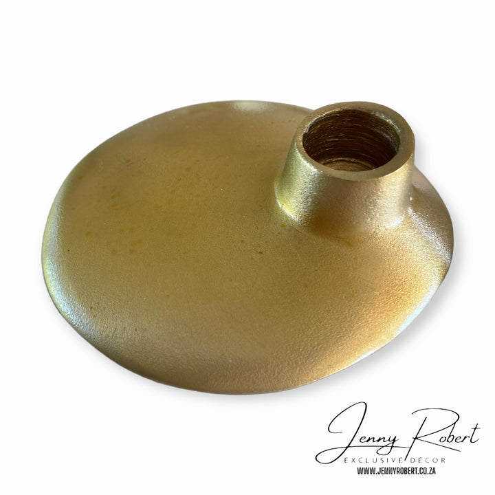 Candle Stick an Holders Contemporary Metal Gold / Brass (SALE)