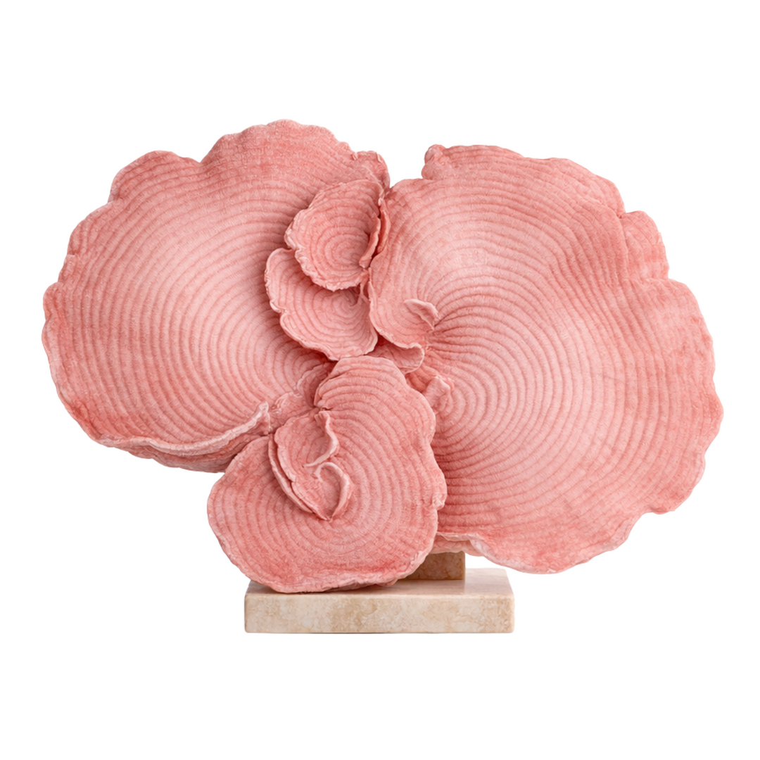 Pink Coral Ornament on Perspex Base