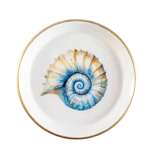 White and Blue Sea Life Coasters