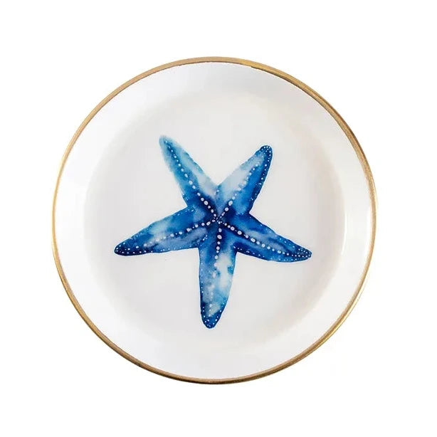 White and Blue Sea Life Coasters
