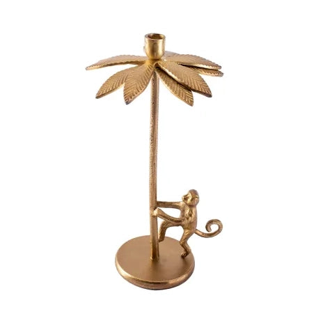 Gold Monkey Candle Holder Collection