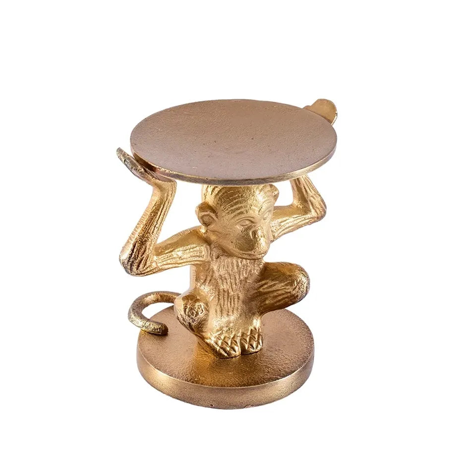Gold Monkey Candle Holder Collection