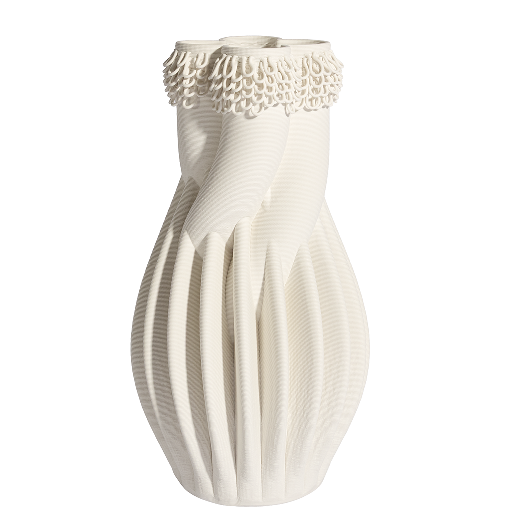 Porcelain Twisted Root Vase