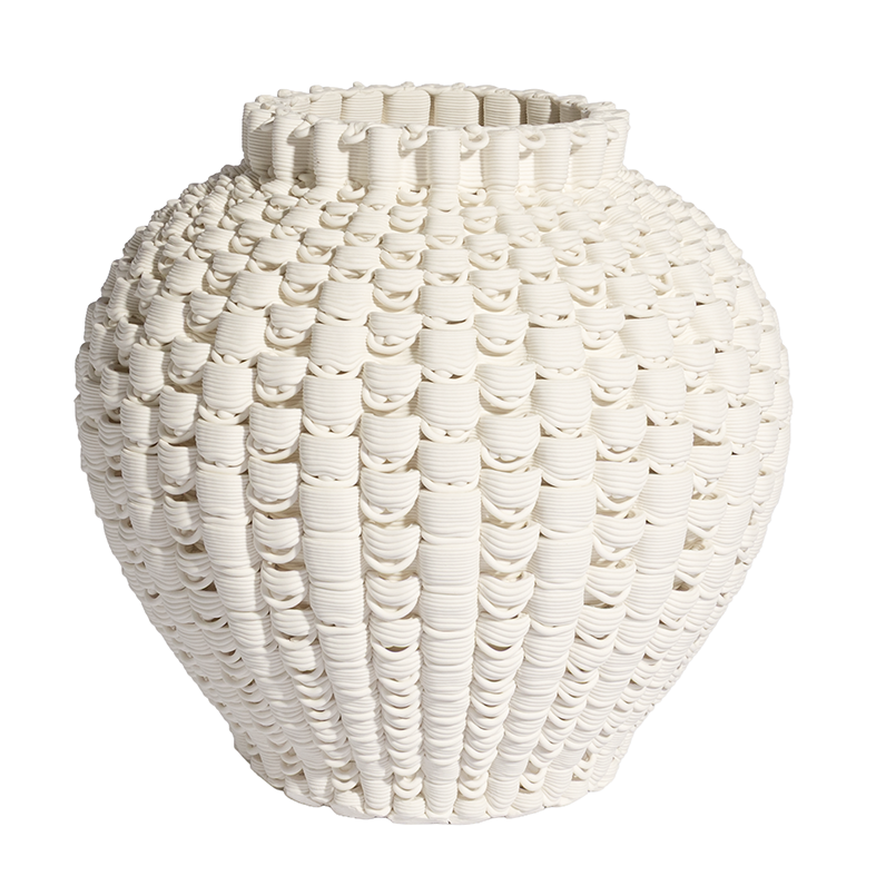 Porcelain Poke Pot Vase