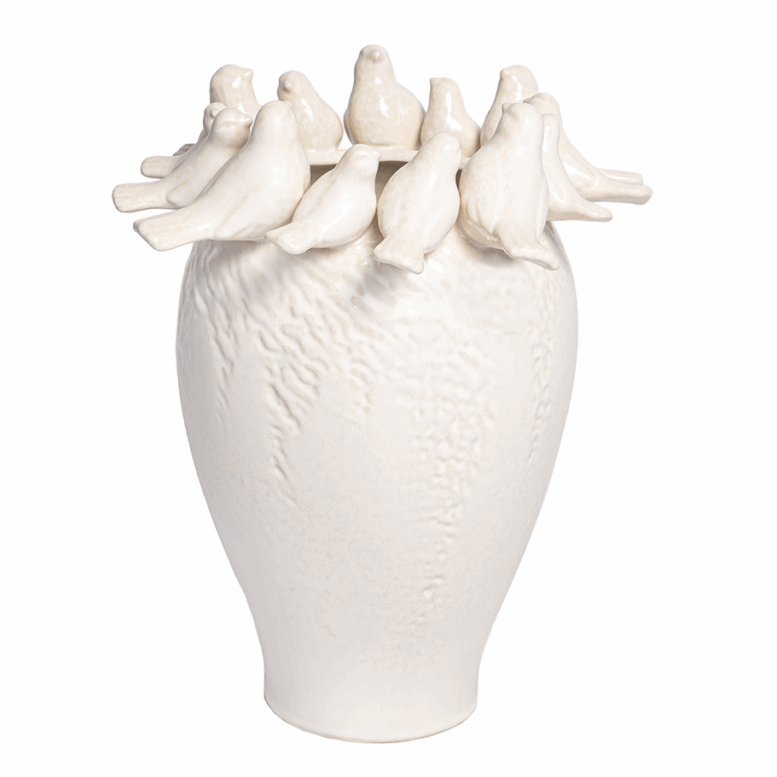 Ceramic Bird Vase